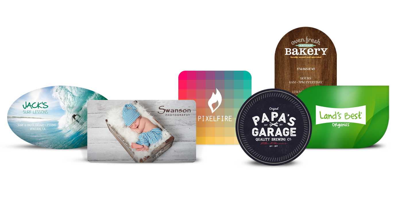 Die-Cut Business Cards